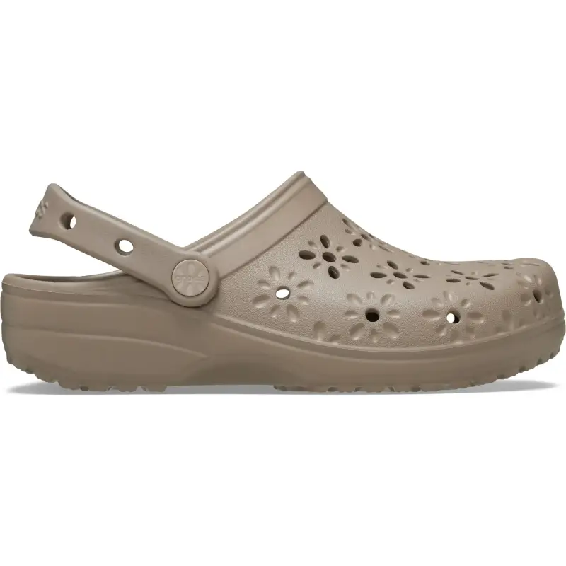 Sabot Crocs Classic Floral Cut Out