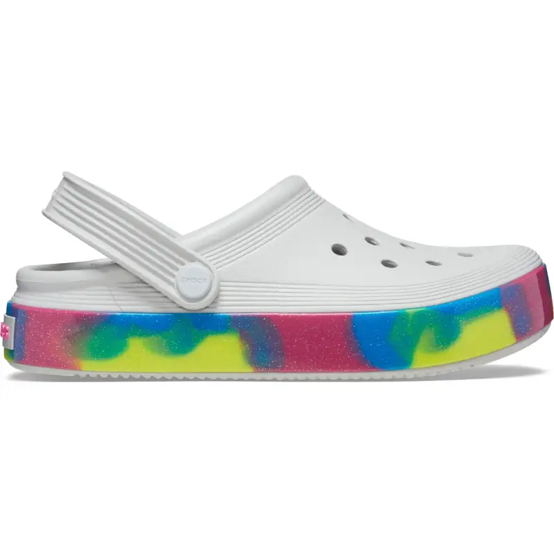 Sabot per bambina Crocs Off Court Glitter