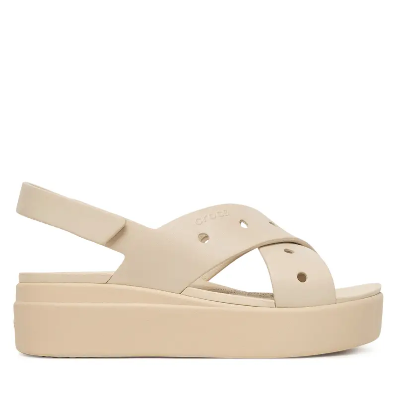 Sandali Crocs Brooklyn 4U Cross Strap Sandal 212254 Beige