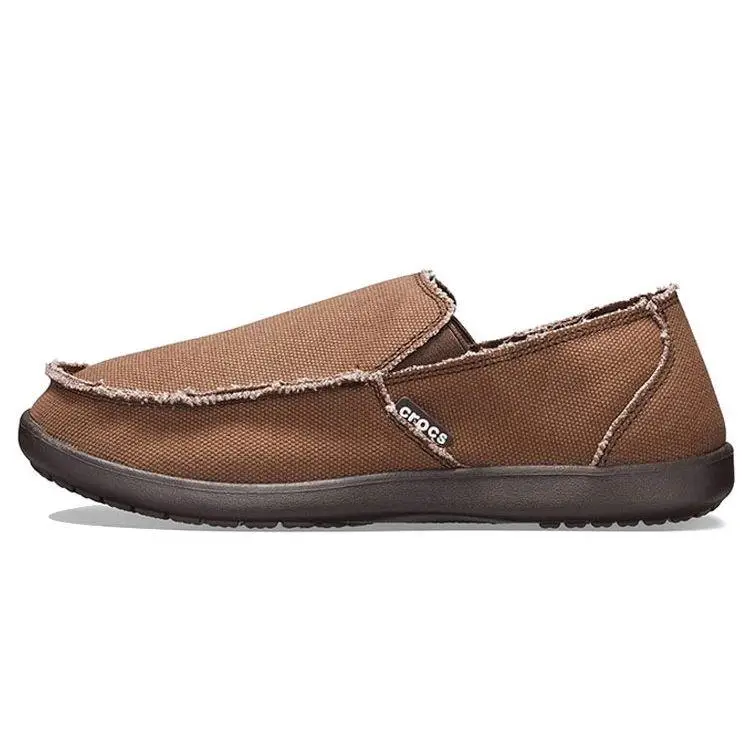 Santa Cruz Canvas Comode Scarpe Sportive Slip-On Antiscivolo Durevoli Basse Casual Uomo sneaker Marrone 10128-22Z 43-44