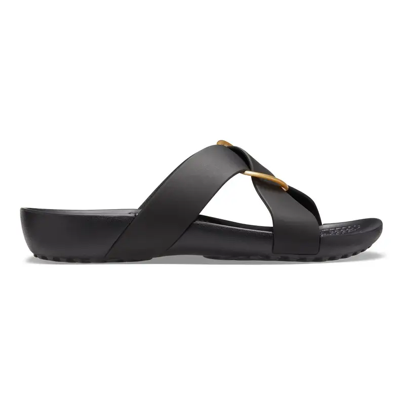 serena crossband slide w Black