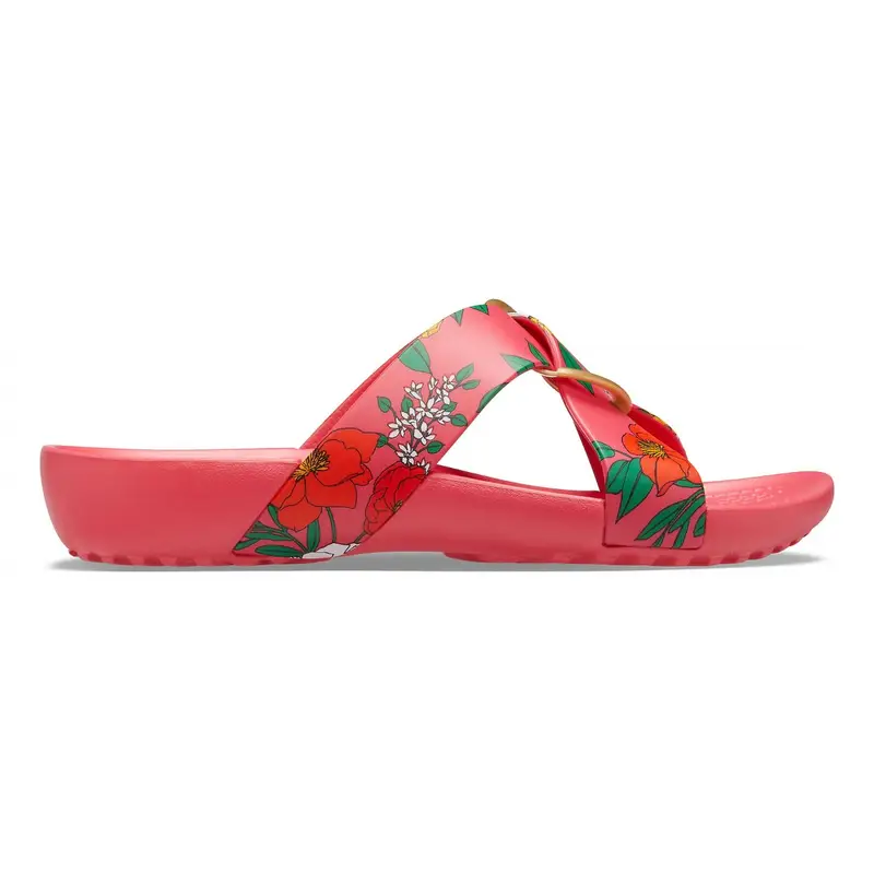 serena print crossband slide w FLPY