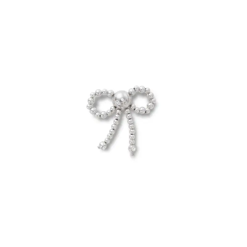 Silver beaded bow UCOL