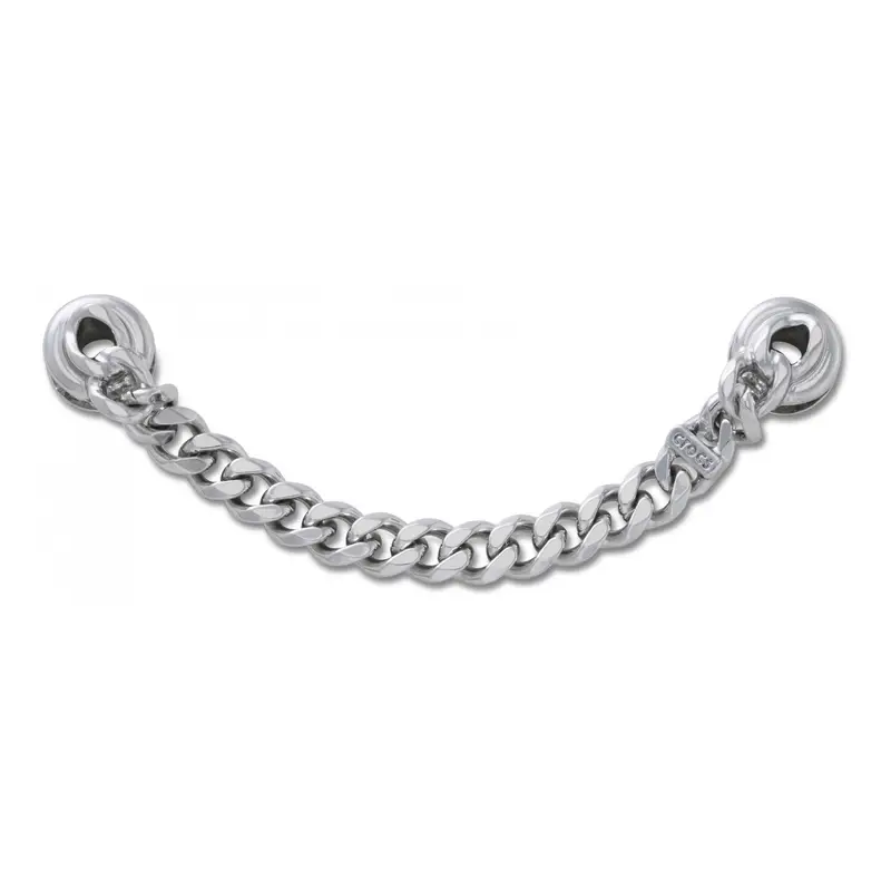 Silver flat curb chain UCOL