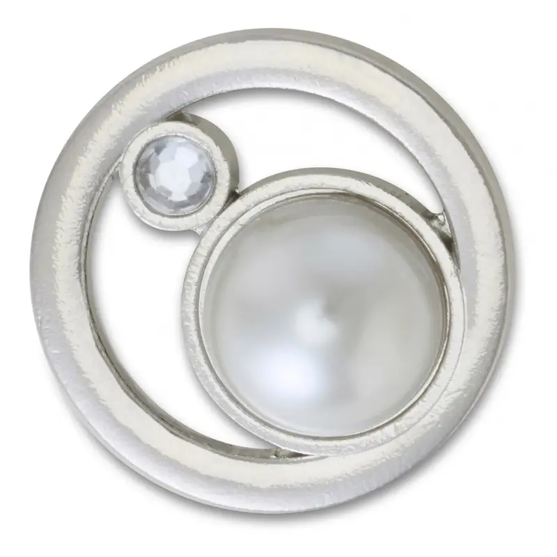 Silver ring with pearl UCOL