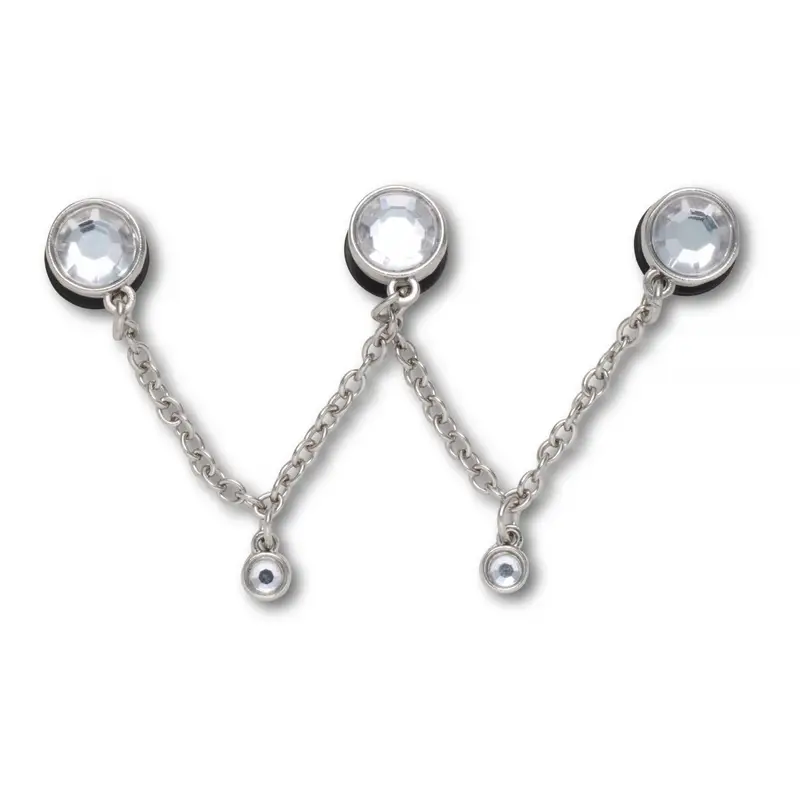 Silver triple smt gem chain UCOL