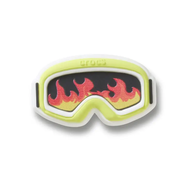 Crocs Goggles Snowboard con Design Fiamme