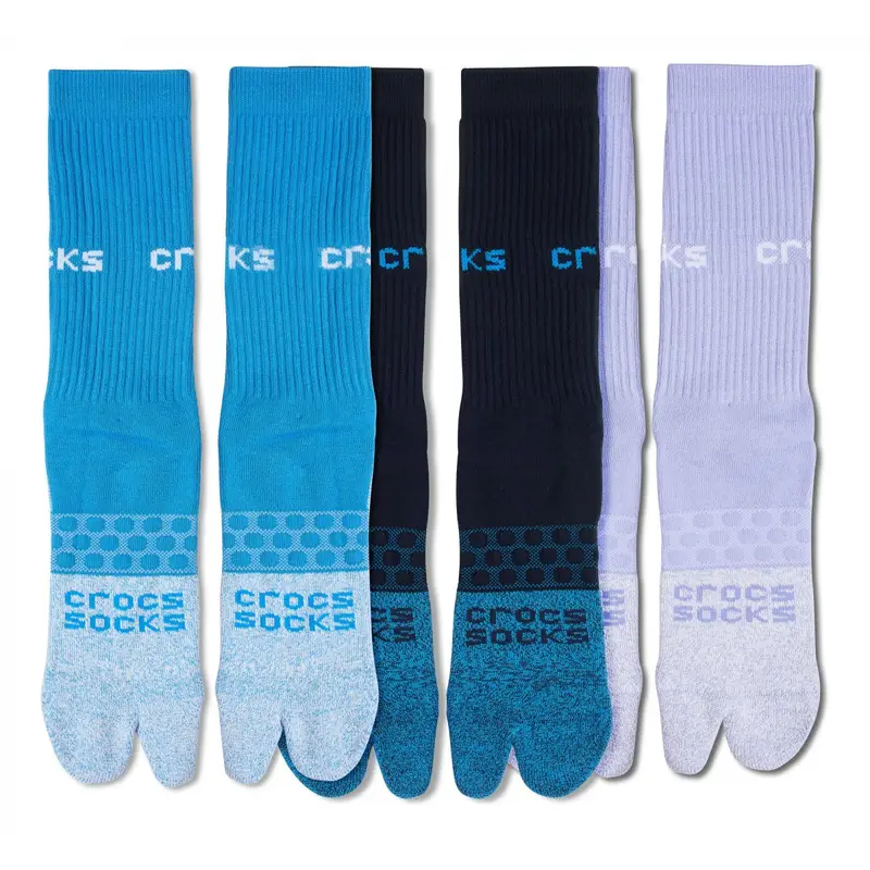 Crocs socks adult flip flop sock 3 pack