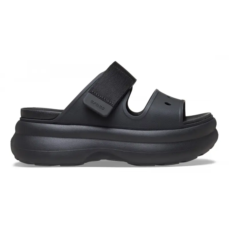 Soho two strap sandal w Black