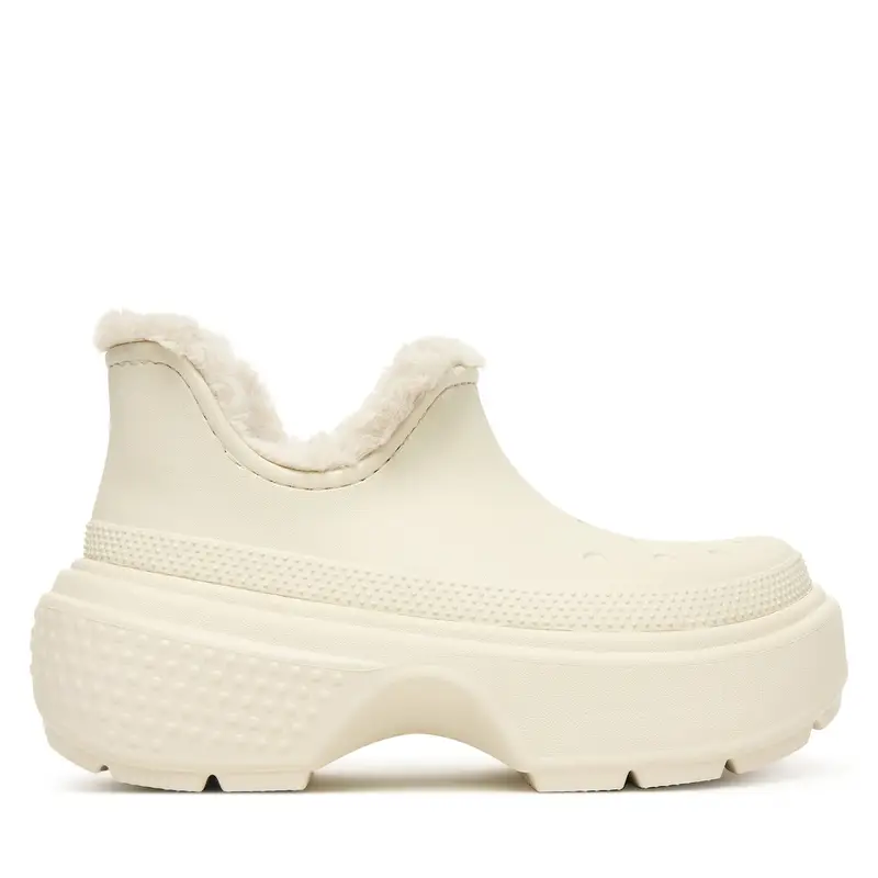 Stivali da neve Crocs Stomp Lined Shorty Boot 210673 Écru Écru