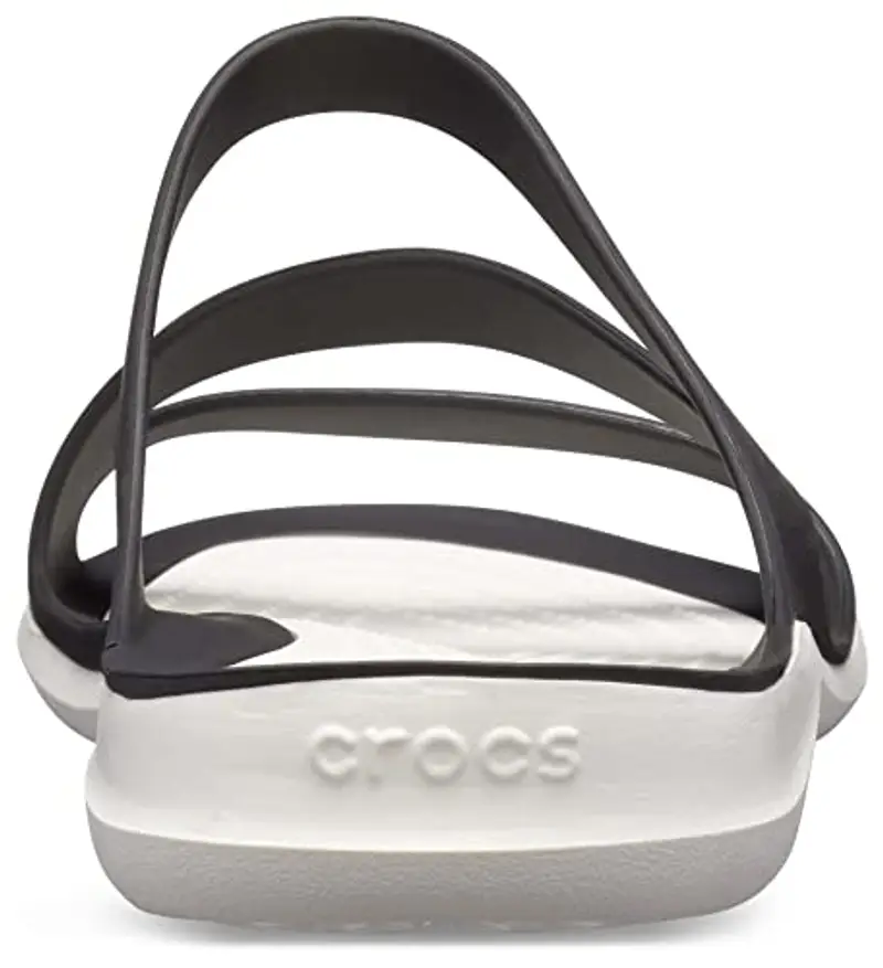 Crocs Swiftwater Sandal W, Sandali Donna, Black White, 42/43 EU miniatura 2