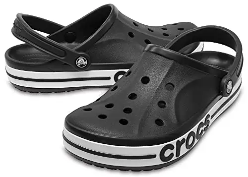 Crocs Unisex Adulto Bayaband Clog Sabot, Black/White, 46/47 EU miniatura 3