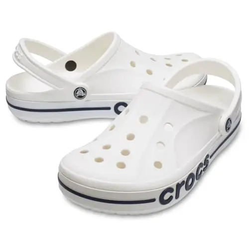 Crocs Unisex Adulto Bayaband Clog Sabot, White/Navy, 36/37 EU miniatura 2