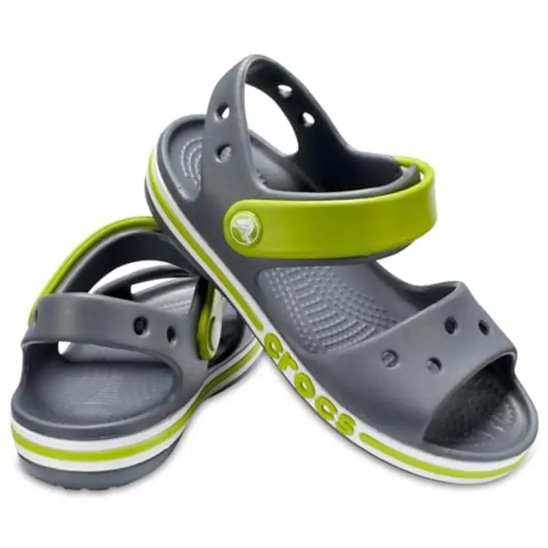 Crocs Unisex Bambino Bayaband Sandal K Sandalo, Charcoal, 28/29 EU miniatura 2