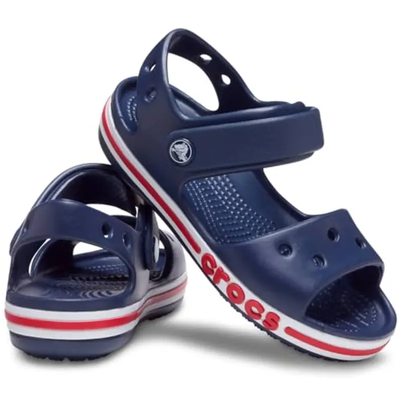 Crocs Unisex Bambino Bayaband Sandal K Sandalo, Navy/Pepper, 22/23 EU miniatura 2