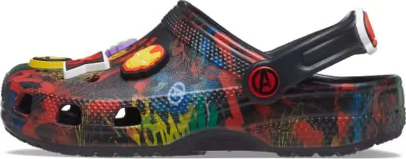 Crocs Unisex Bambino Classic Marvel Avengers Clog K Sabot, Black, 29/30 EU
