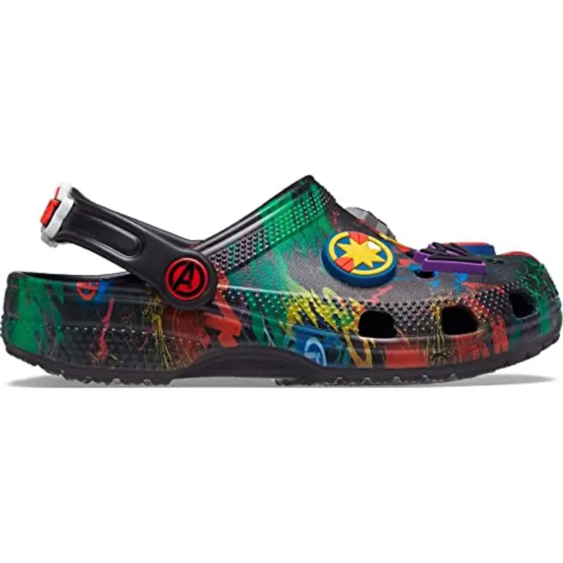 Crocs Unisex Bambino Classic Marvel Avengers Clog K Sabot, Black, 29/30 EU miniatura 2