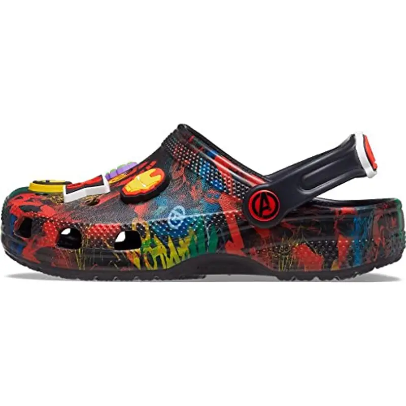 Crocs Unisex Bambino Classic Marvel Avengers Clog K Sabot, Black, 29/30 EU miniatura 3