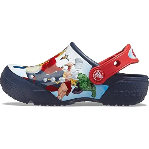 Crocs Unisex Bambino CrocsFL Avengers Patch Clog K Sabot, Navy, 22/23 EU miniatura 3
