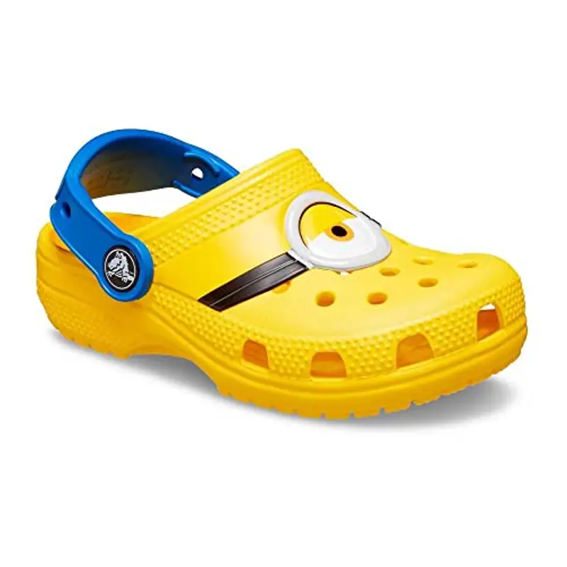 Crocs Unisex Bambino FL Classic IAM MinionsClog T Sabot, Yellow, 19/20 EU miniatura 3