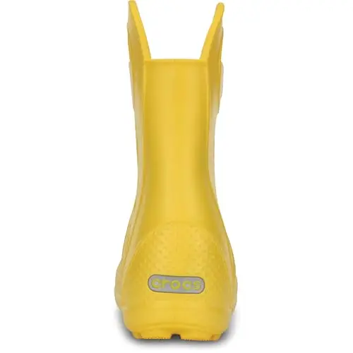 Crocs Unisex Bambino Handle It Rain Boot Kids Stivale, Yellow, 22/23 EU miniatura 2