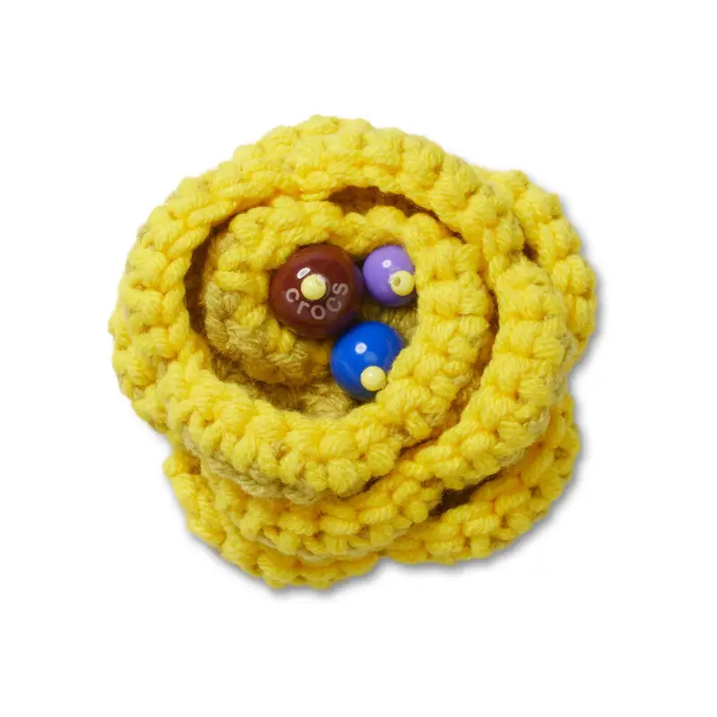 Yellow crochet floral UCOL
