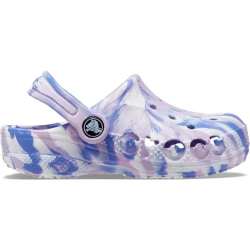 Crocs Zoccoli a Punta Chiusa Bambino, 19 EU, Lavanda/Multicolore, 25/26 EU