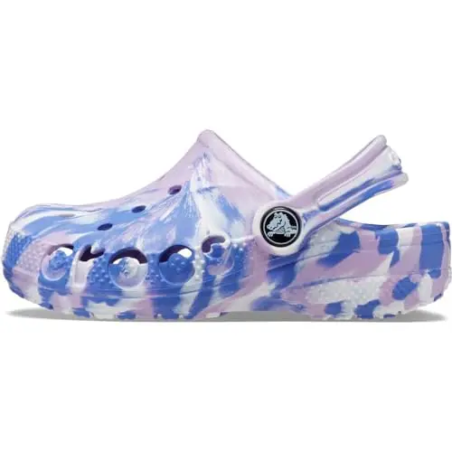 Crocs Zoccoli a Punta Chiusa Bambino, 19 EU, Lavanda/Multicolore, 25/26 EU miniatura 3