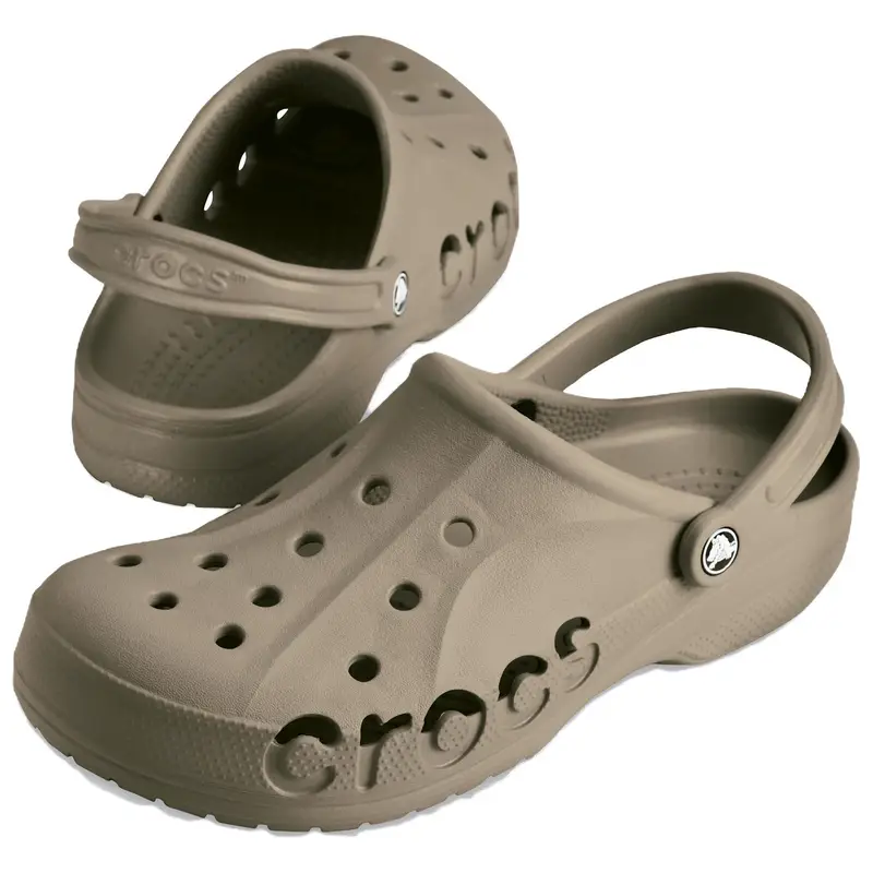 Zoccoli Crocs Baya Comodi Versatili Zoccoli Unisex Kaki 10126-260 43-44 miniatura 5