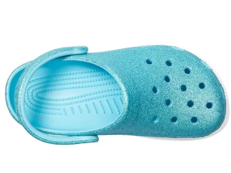 Crocs Zoccolo classico iridescente glitterato unisex per bambini, Vetro colorato, 20.0 cm miniatura 2