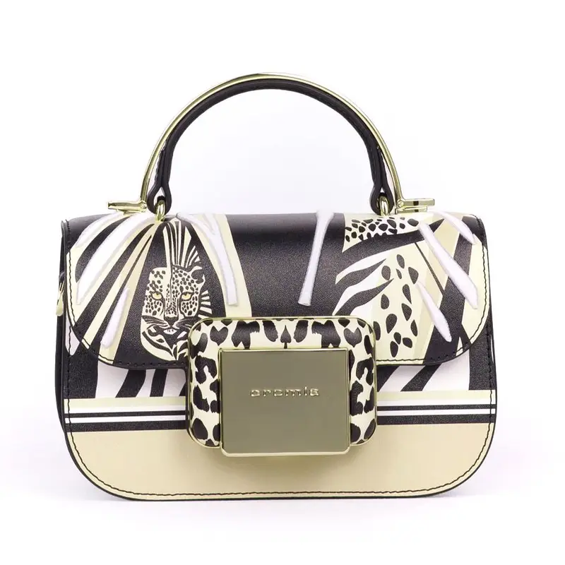 Kaya Borsa a mano e tracolla 1406258 Bianco + Nero