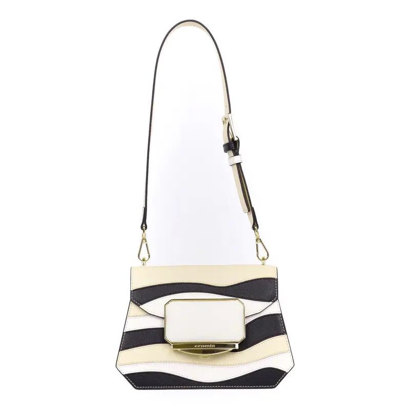 Oasi Kyra Borsa a spalla 1406271 Bianco + Nero