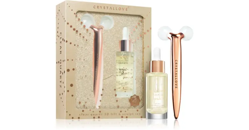 Golden Clear Quartz 3D Lift & Sculpt Set Per Ringiovanire La Pelle 1 Pz