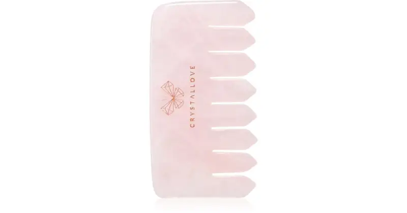 Rose Quartz Comb attrezzi per i massaggi per capelli e corpo