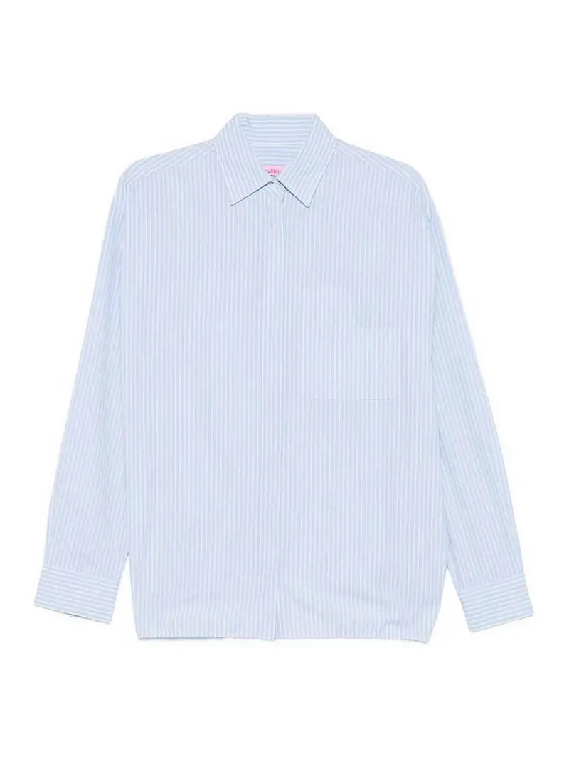 Camicia oversize Azzurro