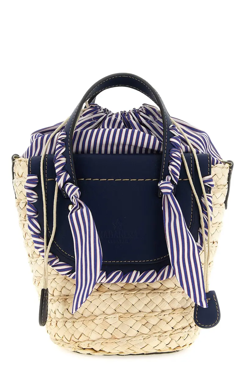 Borsa A Mano Habanera Popeline Cuba Lab X San Pa Blu