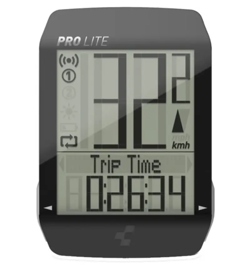 Pro Lite - computer bici Black