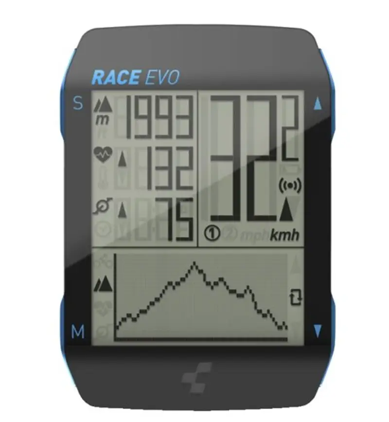 Race Evo - computer bici Black