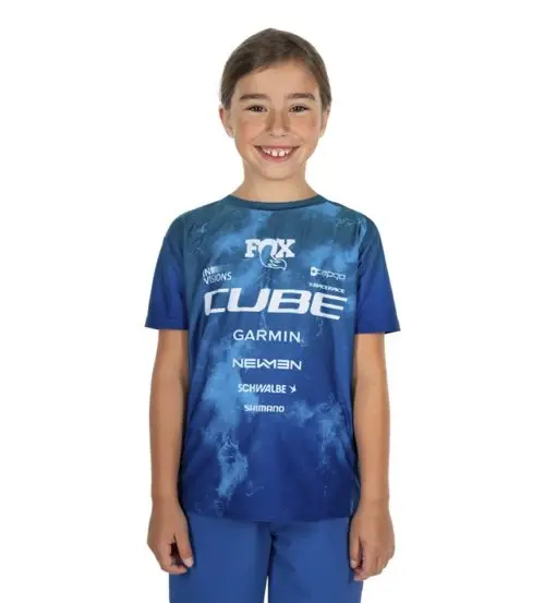 Rookie X Actionteam - maglietta MTB - bambini Blue