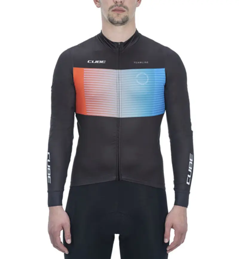 Teamline L/S - maglia ciclismo a maniche lunghe - uomo Black