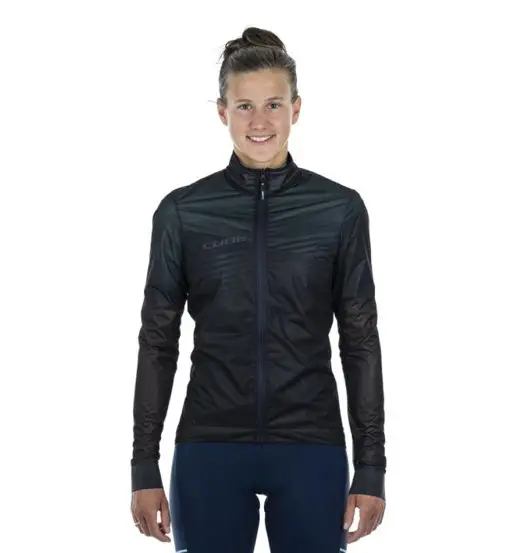 Teamline WS Wind - giacca ciclismo - donna Black