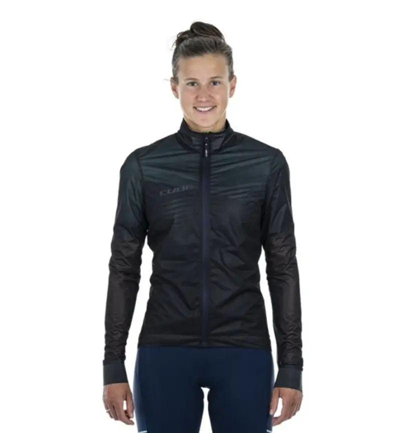 Teamline WS Wind - giacca ciclismo - donna Black