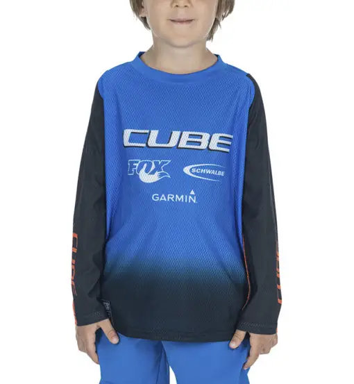 Vertex Rookie X Actionteam L/- maglia ciclismo a maniche lunghe - bambino Blue
