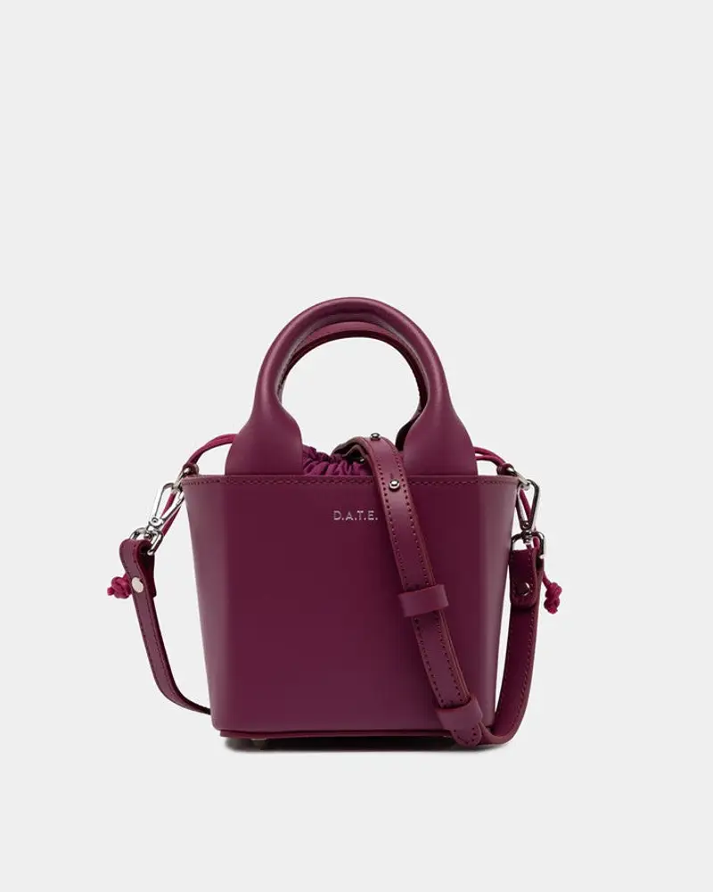 CUBO BAG LEATHER PURPLE