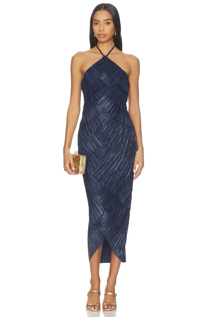 Midi dress patrizia BLU miniatura 2