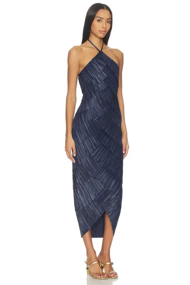 Midi dress patrizia BLU miniatura 3