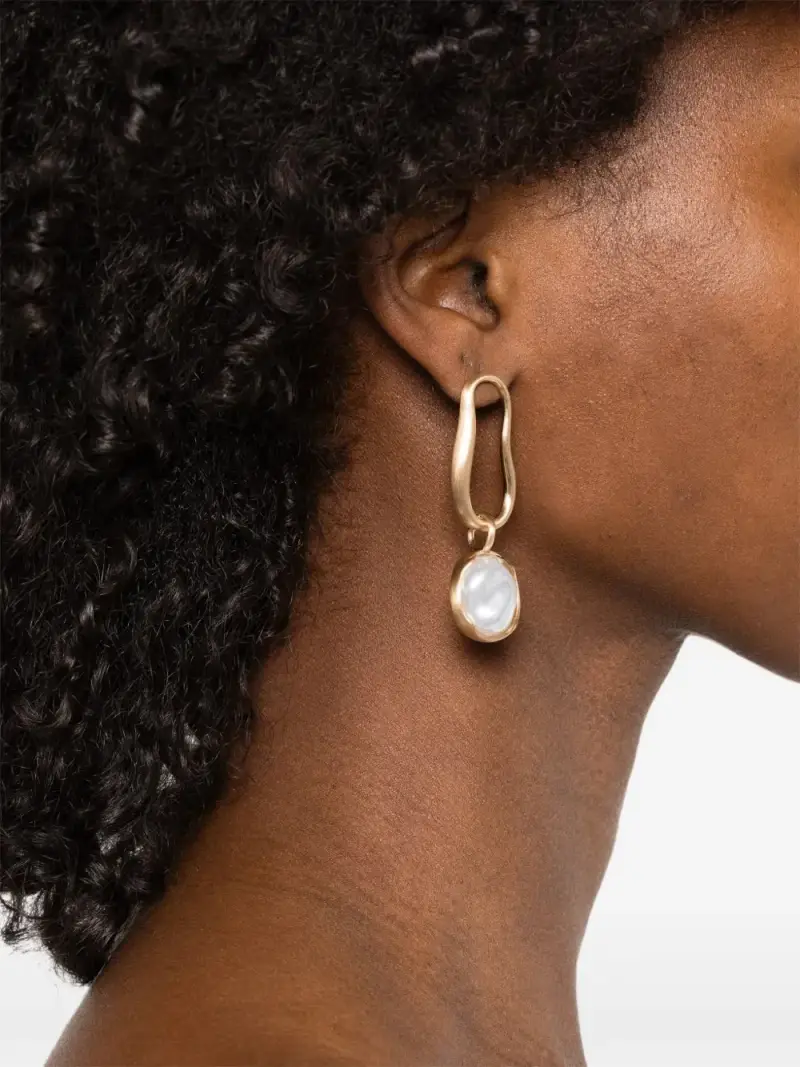 Cult Gaia Orecchini Bianco 4121693 miniatura 3