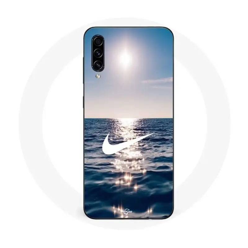 Custodia - Nike - Galaxy A50 - Logo bianco - Morbida - Protezione quotidiana