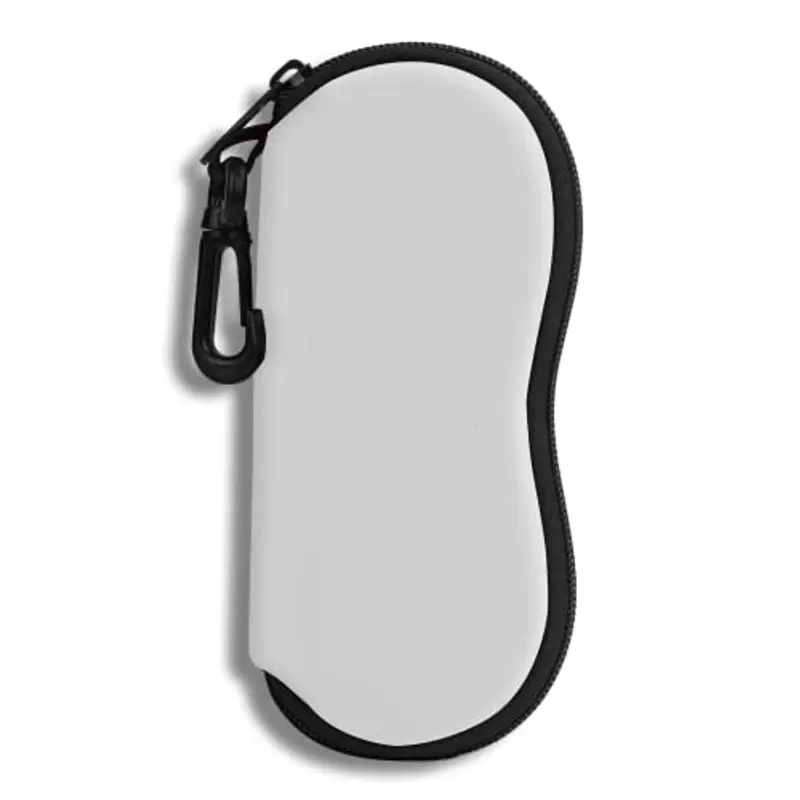 Custodia per occhiali Occhiali da sole Custodia morbida con Clip da Cintura Custodia per Occhiali da Sole con Cerniera