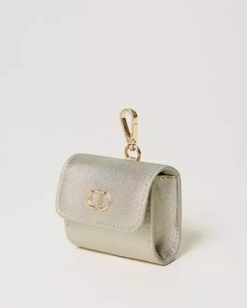 Custodia porta auricolari Dorato